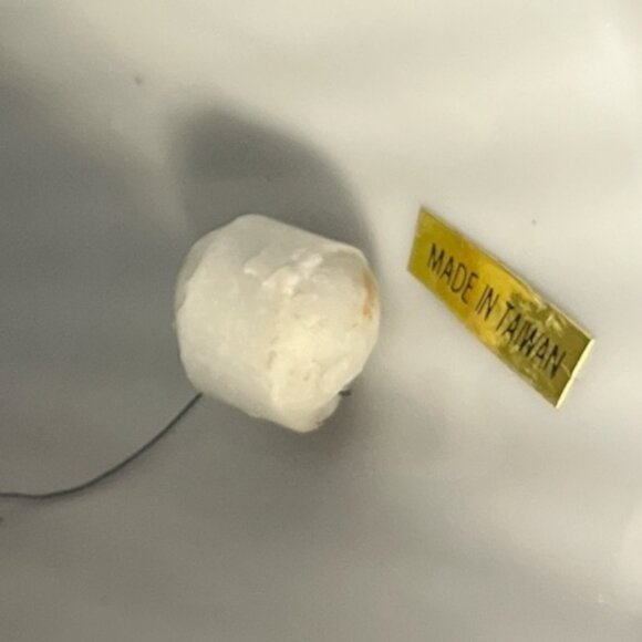 Vintage 1980s Ceramic Christmas Bell – Santa with Candy Cane & Holly – Made in T - Picture 6 of 6